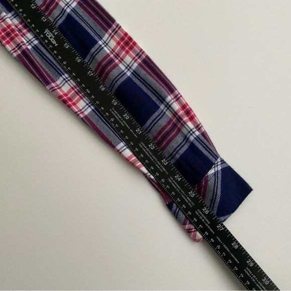 Rails Hunter Button Up Shirt XS Navy Rouge Cobalt  Plaid Western Cowgirl Boho - Picture 7 of 12